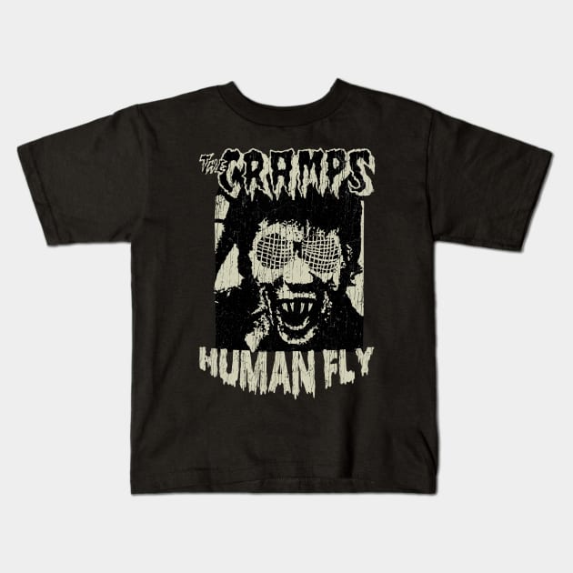 Human Fly Kids T-Shirt by DESIPRAMUKA